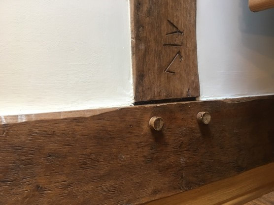 Markings on the joints